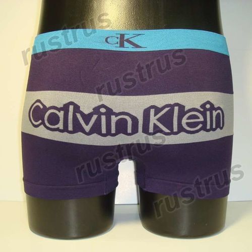 Мужские трусы боксеры фиолетовые Calvin Klein MEN