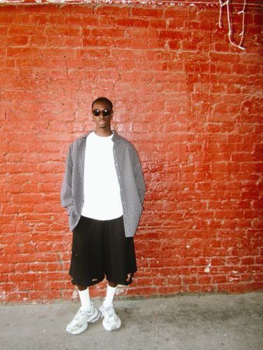 Черные хлопковые шорты NORMIE с перфорацией