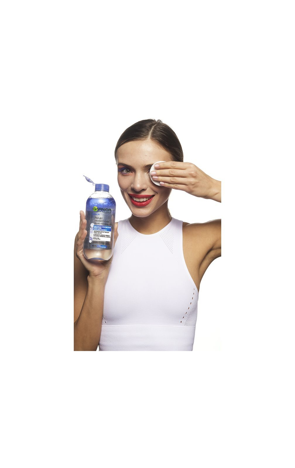 Garnier Skin Naturals - ухаживающая мицеллярная вода для очень чувствительных глаз при контактных линзах /   400  ml  / GTIN 3600542098137
