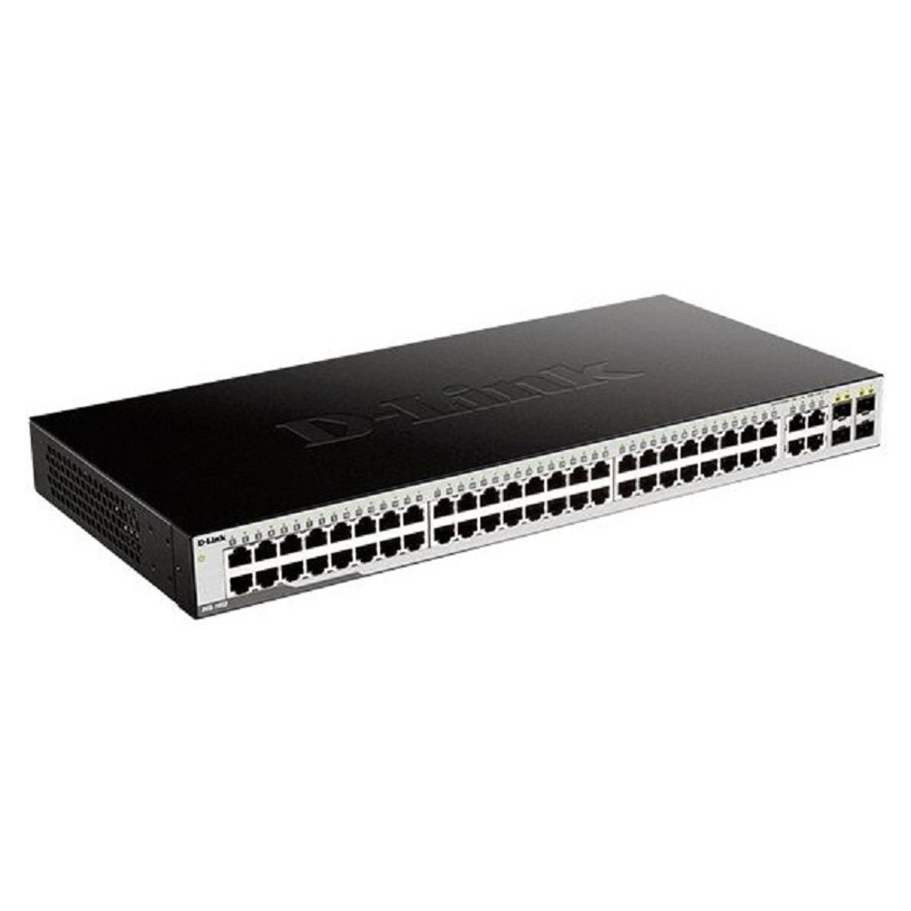 Коммутатор D-Link DGS-1052/A3A Неуправляемый коммутатор с 48 портами 10/100/1000Base-T и 4 комбо-портами 100/1000Base-T/SFP