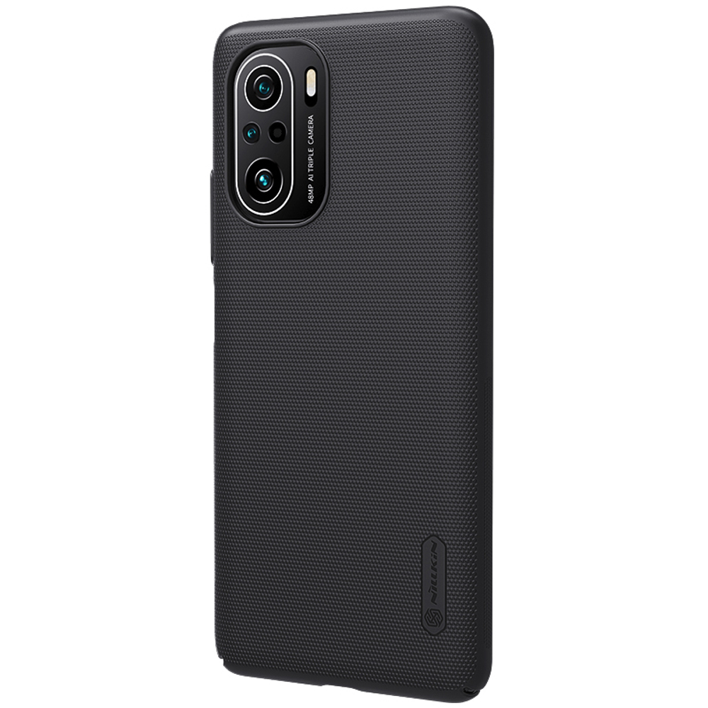 Тонкий черный чехол от Nillkin для Xiaomi Poco F3 (11i, 11X, 11X Pro, Redmi K40) серия Super Frosted Shield