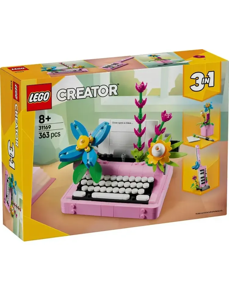 Конструктор Creator 31169 Печатная машинка с цветами