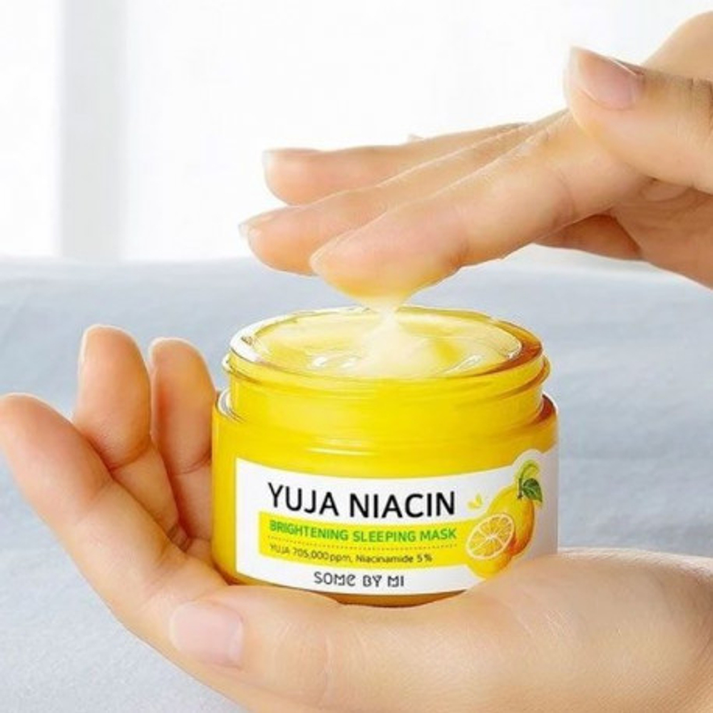 Some By Mi Yuja Niacin Brightening Sleeping Mask осветляющая ночная маска с экстрактом Юдзу