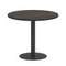 Onix Direct Стол круглый O.SPRG-1 Дуб Мали/Металл Антрацит 900*900*750