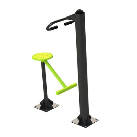 S-1012 Уличный тренажер Твистер сидя ZAVODSPORTA