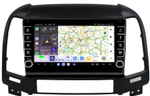 Магнитола для Hyundai Santa Fe 2006-2012 - Carmedia OL-9717 (кнопки и крутилки) Android 13, TS20, 6+128Гб, CarPlay, 4G SIM-слот