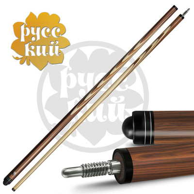 10-7-Р Кий Классик 17-запильный 2 РС, палисандр/граб(РК)