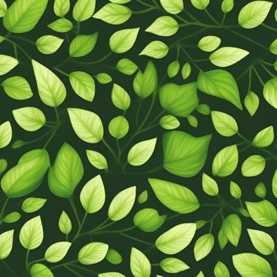 Красивые Зеленые Листья