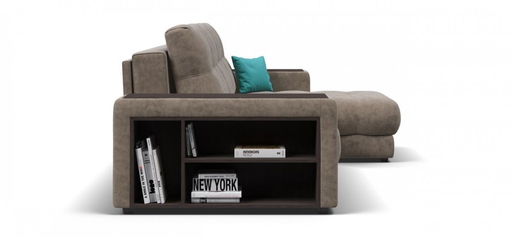 Угловой диван Босс ХЛ Велюр Роял тауп