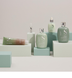 Alfaparf Milano Semi Di Lino Scalp Rebalance - очищающий скраб от перхоти /   150  ml  / GTIN 8022297095882