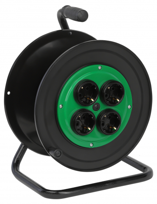 Катушка пластиковая ЭРА RP-4e 4 розетки с заземлением 8539073