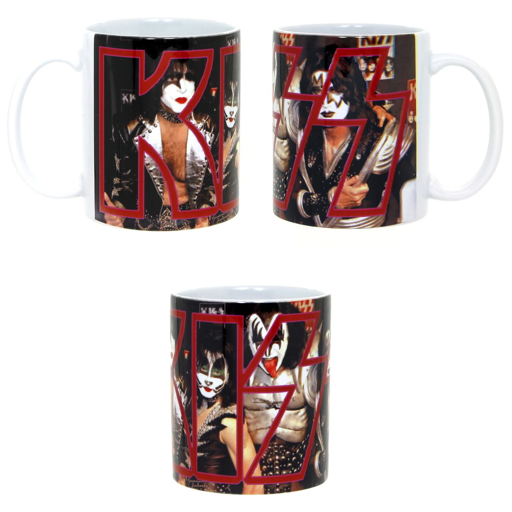 Кружка керамическая KISS