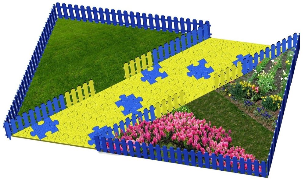 Заборчик для грядок и цветников (320 х 24 см)