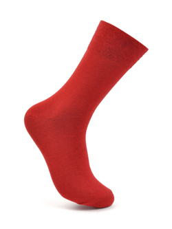 Носки высокие мужские, набор 3 пары, винный