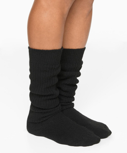 Oysho Длинные носки с добавлением кашемира, черный