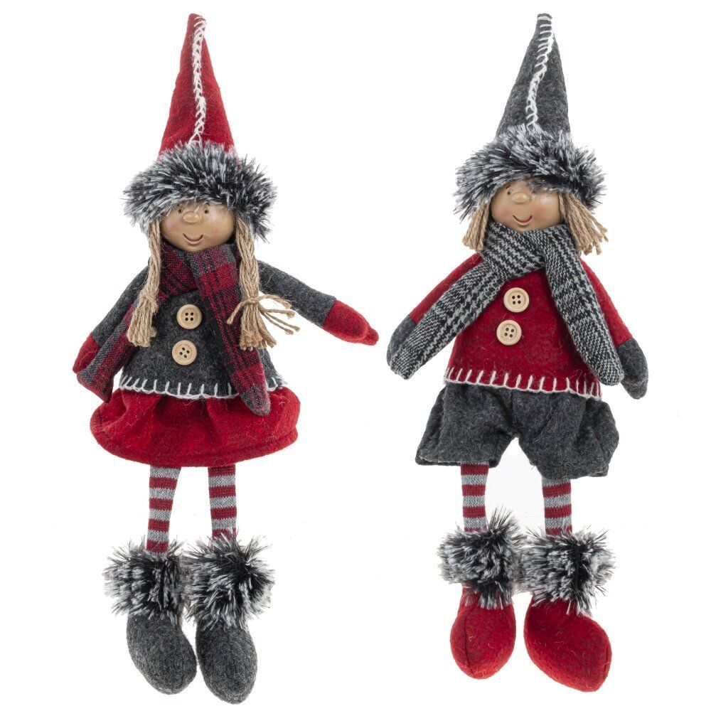 GAEM Игрушка набивная "Мальчик, Девочка", L12 W9 H41/24 см, 2в.