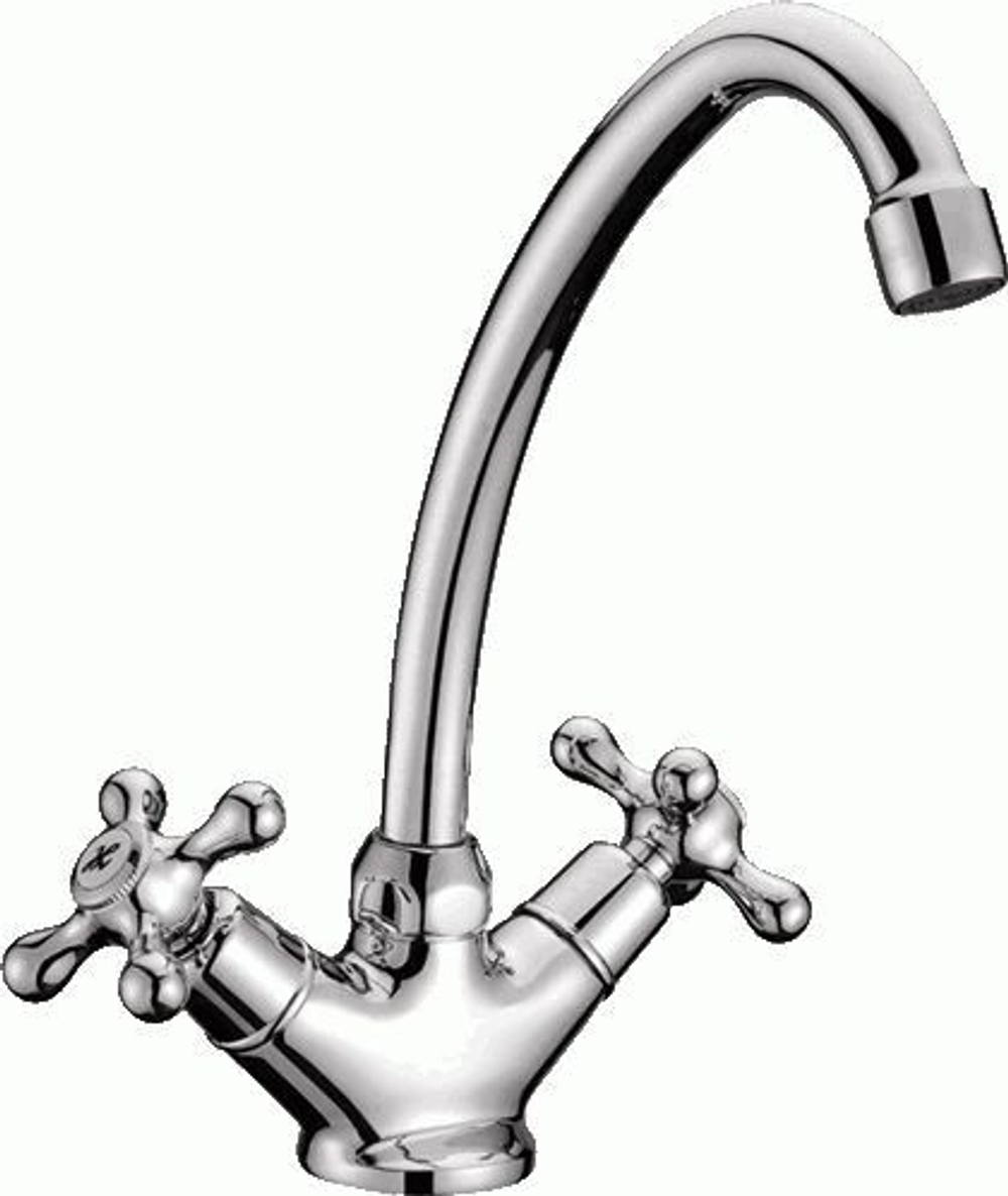 смеситель кухня LEMARK Standard поворотный излив 250мм LM2104C