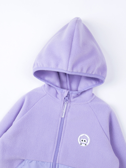 Костюм флисовый со вставками "Лиловый"