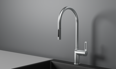 Granula GR-8172, НЕРЖ, СМЕСИТЕЛЬ КУХОННЫЙ С ВЫДВИЖНЫМ ИЗЛИВОМ