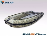 Лодка надувная моторная solar-500 caravan jet tunnel