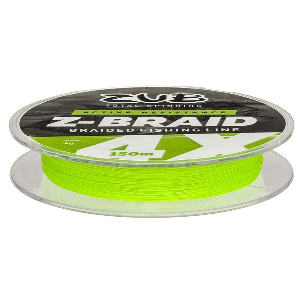 Шнур ZUB Z -BRAID Lime 150m 0,16мм