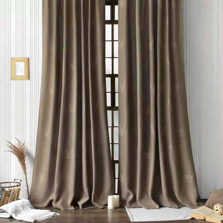 Шторы ЛУККА (арт. BL01-292-04) - (145х270)х2 см. - капучино