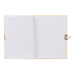 Блокнот детский Basir на замке, формат А6, серия "Панда", цветная обложка, 48 листов, размер 18*13 см