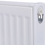 Радиатор панельный профильный ROMMER Ventil тип 11 - 300x600 мм (подключение нижнее, цвет белый)