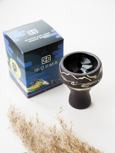 Чаша Форма Турка - Саламандра (с глазурью)