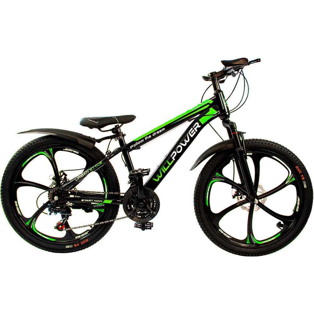 Велосипед 2-х 26" WILLPOWER зеленый FG23040114K-3