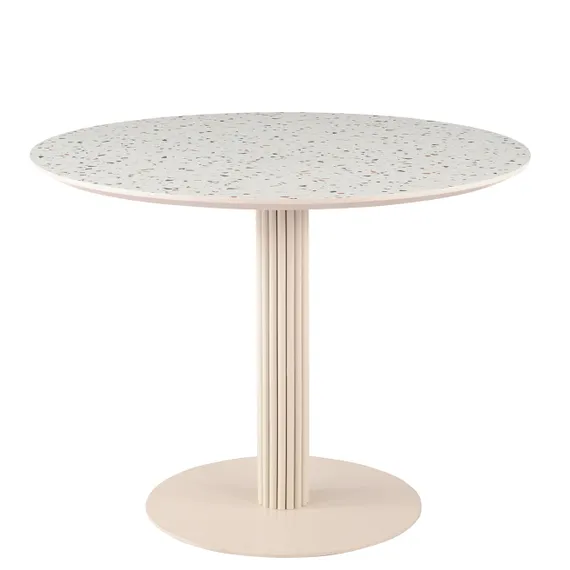 Стол Stem Ø90 см, терраццо