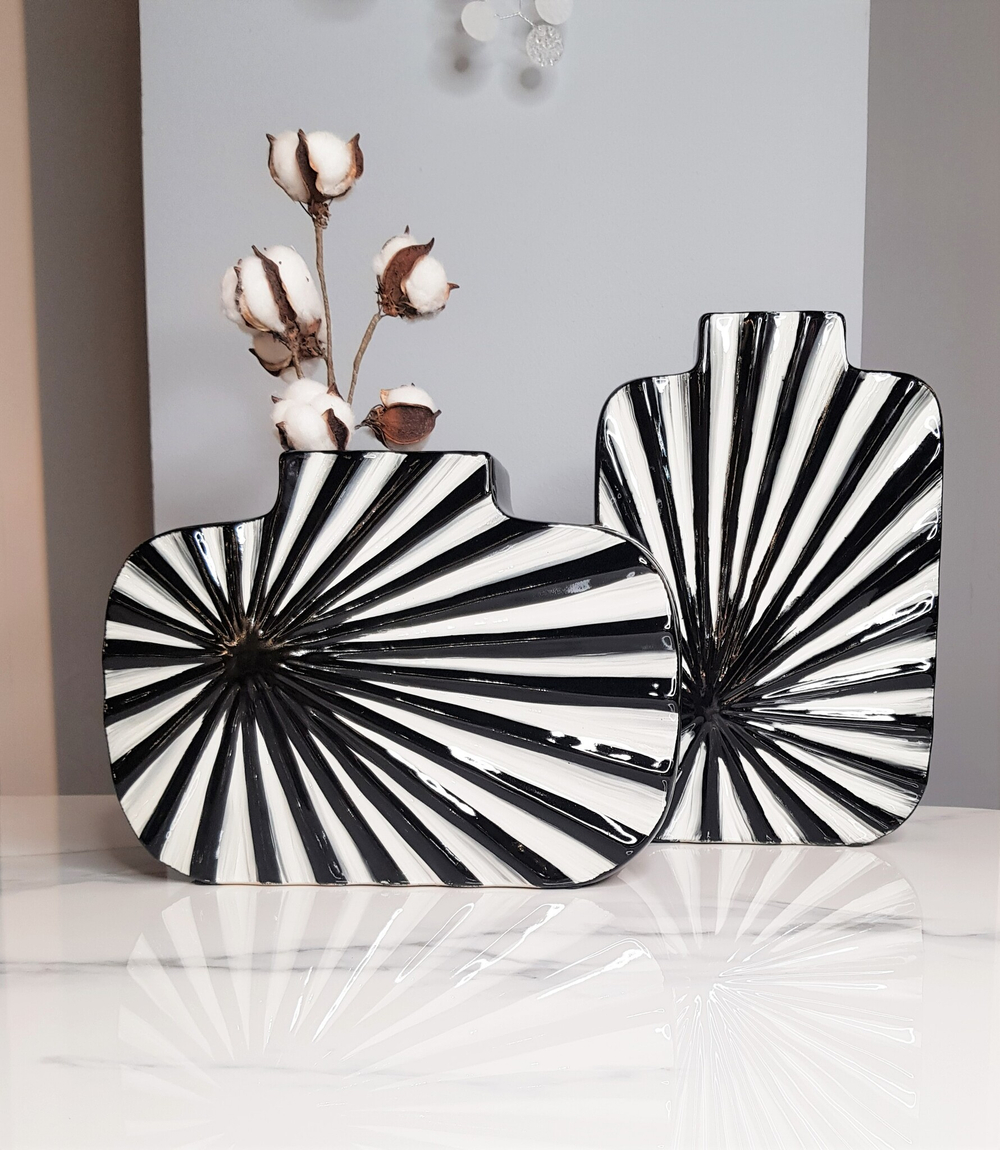 Ваза Shell grain ceramic