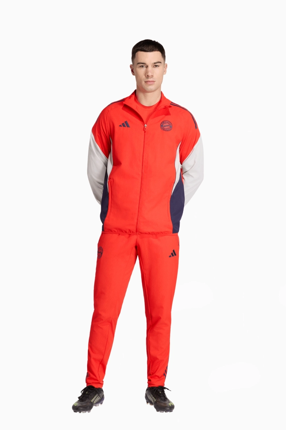 Штаны adidas FC Bayern 25/26 Competition Presentation - красный