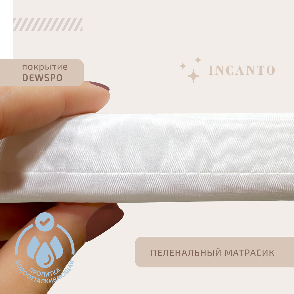 Матрас для пеленания Зайка цвет белый