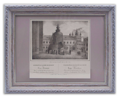 Большой Московский колокол называемый Царь Колокол. 1837 г. Гравюра, литография.
