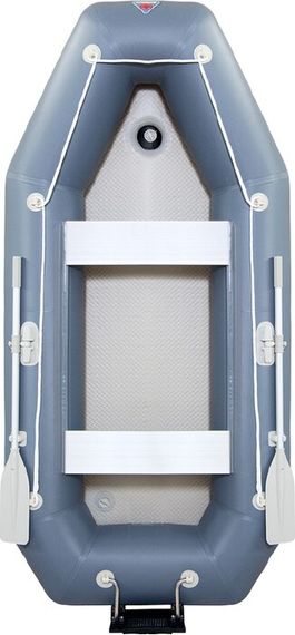 Лодка надувная YUKONA 280 GTK (Киль) без настила, с транцем ( серый )