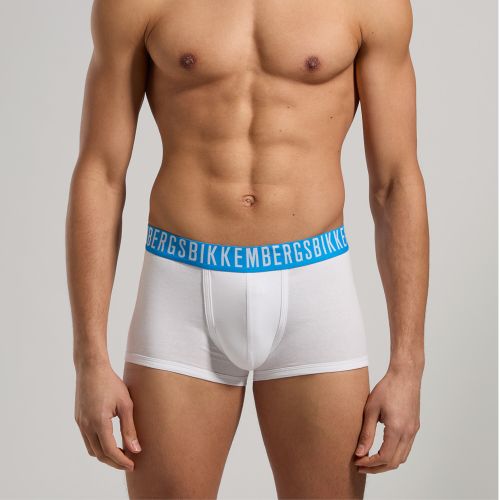 Мужские трусы хипсы (черный, темно-синий, белый) набор 3 в 1 Bikkembergs FASHION COTTON BKK1UTR09TR