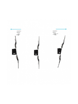 Kromax VEGA-8 черный 15"-42" макс.15кг настенный наклон