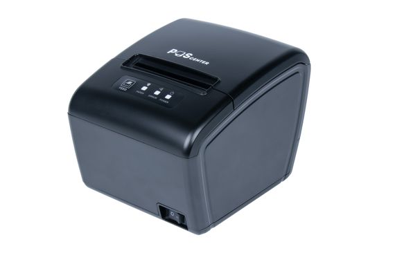 Принтер чеков POScenter RP-100W (80мм, 260 мм/сек, автоотрез, RS232+USB+LAN+wifi) черный