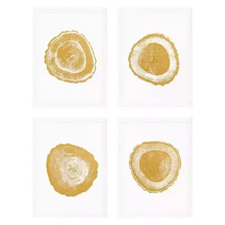 Постер Gold Foil: Tree Rings (4 шт.) 110875