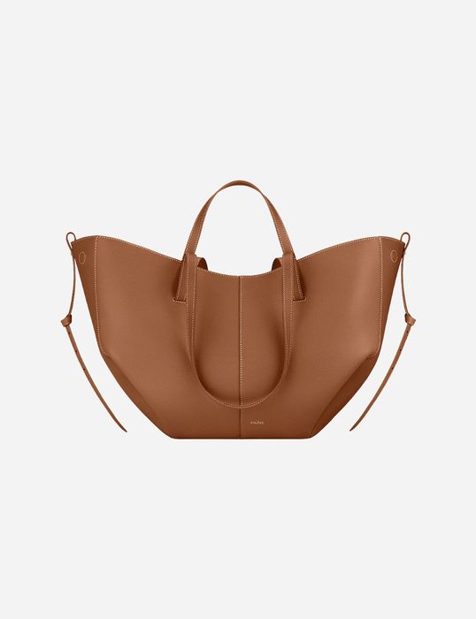 Сумка Polene Cyme Edition Textured Camel