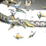 Citilux ETERA CL322050 LED Люстра хрустальная с пультом