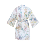 Халат-кимоно Leocadia с длинным рукавом (Размер: XL) (Цвет: белый)