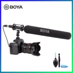 BOYA BY-PVM3000 L Профессиональный конденсаторный микрофон - пушка. Угол раскрытия до 30 градусов. Подходит для видеозаписи, интервью, спортивных комментариев, телевещания и кинопроизводства.