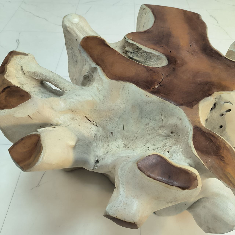 Консоль из корня тикового дерева 50117 Диа (60*60*40)