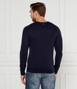 Шерстяной свитер DAMAVAND Napapijri - темно-синий(NP0A4GJU)