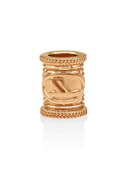 Фотография руны Феху из красного золота 585 пробы, вид анфас.