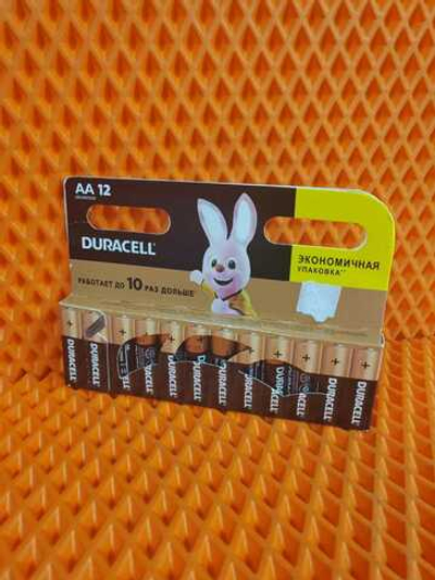 Батарейка Алкаиновая Duracell AA12