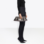 Balenciaga Calfskin Clutch Regular Women"s Black