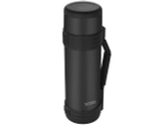 Термос для напитков THERMOS NCD-1000 BK 1.0L, нержавеющая сталь, винтовая пробка, складная ручка, цвет чёрный